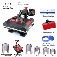 Machine d'impression par sublimation Freesub 15x15 pour t-shirts, presse à chaud multifonctionnelle pour t-shirts, casquettes, mugs P8038-11