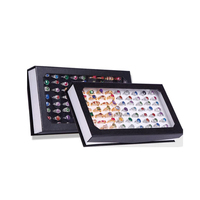 Caja de Regalo Magnética Personalizada para Joyería, Materiales Reciclados, Forro de Esponja, para Múltiples Anillos, Bandejas de Exhibición, Práctica