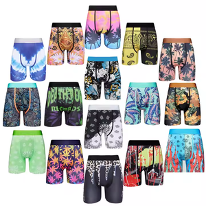 <span class=keywords><strong>Sous</strong></span>-vêtements de sport pour hommes avec logo personnalisé imprimé graphique Shorts de sport Boxs en polyester respirant pour <span class=keywords><strong>moto</strong></span> - Product Image 2