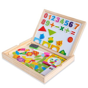 <span class=keywords><strong>Amazon</strong></span> mejor-venta de dos-de <span class=keywords><strong>tablero</strong></span> de dibujo juguete de los niños al por mayor personalizado magnético rompecabezas niños romp - Product Image 2
