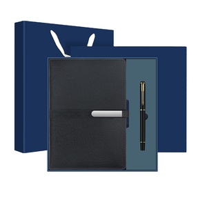 Cuaderno de Alta Calidad Personalizado, Impermeable, de Papel de Piedra, Tapa Dura A5, con Cubierta de Cuero PU, con Juego de Bolígrafos de Regalo para Hombres de Negocios - Product Image 2