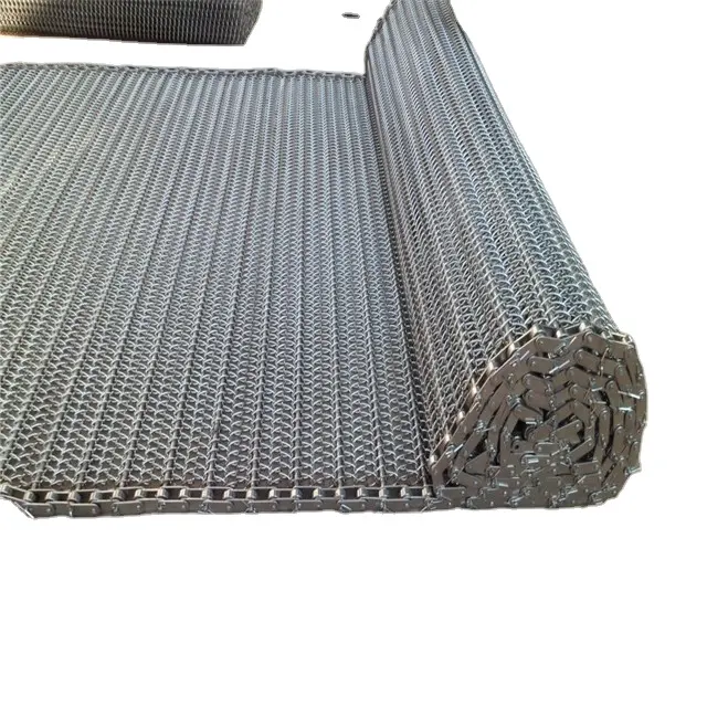 공장 production Stainless steel 식품 컨베이어 대 한 meat & fish belt conveyor