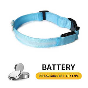 <span class=keywords><strong>Collar</strong></span> LED Ajustable de Alta Luminosidad para Perros con Función de Seguridad Antipérdida Iluminada para Paseos Nocturnos (Material de Poliéster) - Product Image 3