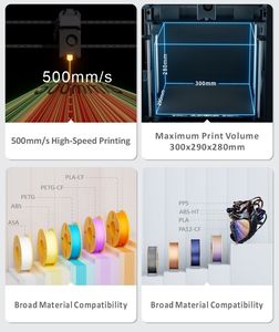 Nouvelle imprimante 3D originale haute température 450°C, imprimante 3D FDM multicolore de bureau encastrée - Product Image 6