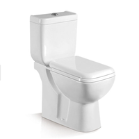 Usine Twyford WC ensemble de toilette pour le Népal pas cher prix lavage 2 pièces toilette toilette en céramique