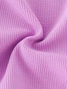 Conjunto de dos piezas para niñas, sudadera de manga larga con retazos de color albaricoque y pantalones, ropa para niñas de 0 a 3 años - Product Image 5