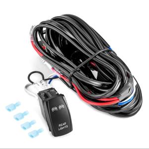 ชุดสายไฟสวิตช์สำหรับ UTV/ATV แบบรีเลย์หนึ่งต่อหนึ่ง พร้อมตัวนำไฟฟ้าแบบปลายเงิน ความยาว 200 ซม. ใช้ได้กับ Polaris RZR Ranger - Product Image 2