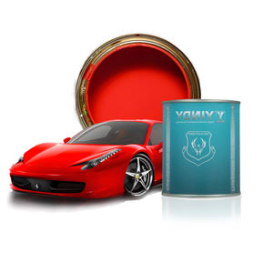 Çin'de akrilik boya fabrika doğrudan satış araba tamir boya 2K gül kırmızı otomotiv kaplama boya oto vücut boya - Product Image 3