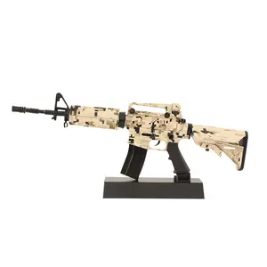 Fabrikgroßhandel AR18 Zinklegierung Metall-Spielzeugpistole DIY abnehmbare 1:3 Mini 28 cm Metall-Spielzeugpistole Modell