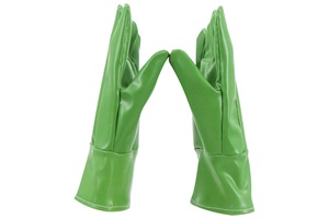 30 Cm Dài 200 Độ Tiếp Xúc Nhiệt An Toàn Làm Việc Găng Tay Màu Xanh Lá Cây Màu Nhiệt Găng Tay Bảo Vệ Cho Nhà Bếp - Product Image 4