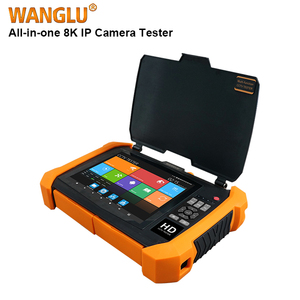 Nouveau testeur WANGLU H20 8 pouces avec écran tactile Retina 8K, IP analogique / CVI / TVI / AHD / HDMI / VGA / PoE++ et double port optique SFP - Product Image 2