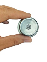 Ensemble de capsules à chicha en aluminium argenté durable et écologique de qualité alimentaire ARABIA