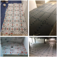 Entretoise de nivellement de carrelage Cales et clips de nivellement de sol 1/16 Entretoises de carrelage Paire de système de nivellement Niveleur de sol en porcelaine 1.0mm