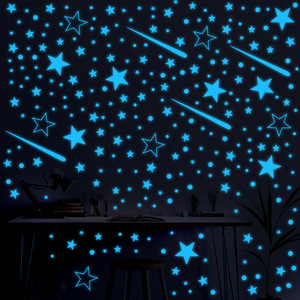 Creative Star Meteor Luminous Wall Stickers Bedroom Bathroom China Import New Home <strong>Decor</strong> <strong>Items</strong> <strong>For</strong> Living Room <strong>Kitchen</strong> - Product Image 3