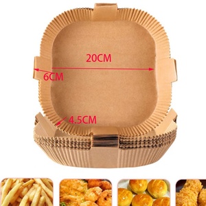 Giấy Hình Vuông Thực Phẩm Chống Nước Trực Tiếp Từ Nhà Máy Giấy Lót Nồi Chiên Không Dầu Bằng Silicon Bán Chạy <span class=keywords><strong>Dropshipping</strong></span> - Product Image 3