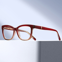 Lunettes de vue classiques pour femmes MS 92637, monture géométrique TR90, anti-lumière bleue, branches minimalistes, légères, polyvalentes, pour un usage quotidien