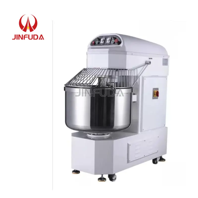 Máquina mezcladora de pan Industrial de 50kg, mezclador de masa en espiral, equipo de panadería, mezclador comercial