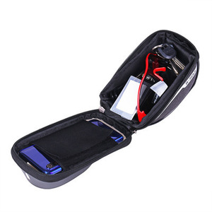 Bolsa para manillar de bicicleta B Soul con funda para teléfono con pantalla táctil, resistente al agua, almacenamiento frontal para ciclismo, para uso en bicicleta - Product Image 4