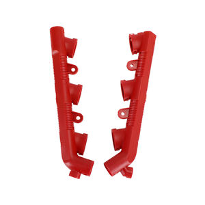 Cubierta de Colector de Admisión para Audi A4 A5 A6 A8 Q5 Q7 A7, Par de Cubiertas de Nylon Rojas para Motores de Seis Cilindros - Product Image 2