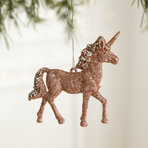 Pendentif maison renne scintillant de Noël, décorations de Noël, ornements pour sapin de Noël, articles d'ambiance, vente en gros - Product Image 4