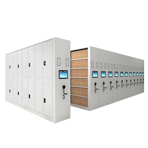 نظام تخزين أرشيفي عالي الكثافة قابل للقفل للاستخدام في المكاتب والمستودعات والمدارس، خزانة ملفات فولاذية مع أرفف متحركة - Product Image 1