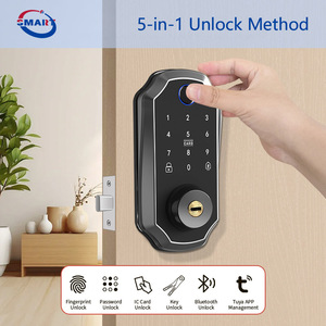 Tuya BLE điều khiển từ xa thông minh an toàn khóa cửa điện tử sinh trắc học thông minh vân tay kỹ thuật số Chốt Cửa Khóa - Product Image 2