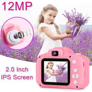 กล้องเด็ก มินิ HD เซ็นเซอร์ MOS หน้าจอ 2.4 นิ้ว 1080P กันน้ำ มุมกว้าง ถ่ายวิดีโอและภาพนิ่ง ของเล่นเด็ก ของขวัญ - Product Image 4
