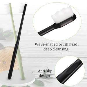 Échantillon gratuit nouvel arrivage <span class=keywords><strong>brosse</strong></span> à dents Nano <span class=keywords><strong>extra</strong></span> douce 20000 poils souples micro brosses à dents manuelles pour adultes - Product Image 4