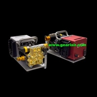 Nettoyeur haute pression sans fil 1800W avec pompe en cuivre à 12 pistons, débit réglable 7-8L/min, avec manomètre, pour voiture, camping et nettoyage domestique