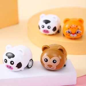 Coches de juguete de plástico con fricción de animales de dibujos animados para niños de 2 a 6 años, niños y niñas - Product Image 3