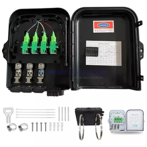 FTTH Hộp thiết bị đầu cuối 8 lõi Nap hộp IP 65 sợi quang hộp nhựa Cáp thiết bị đầu cuối khối nước caja Nap Fibra Optica 1*8 - Product Image 3