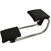 Siège de jardinage portable, genouillères ergonomiques avec tube en acier et mousse souple, capacité de 330 lb, support pour les jambes pour le jardinage