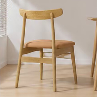 Chaises et tables en bois massif et en cuir sur mesure pour restaurants commerciaux, cafés, fast-foods