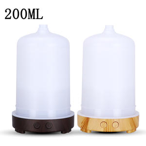 YX Aroma Diffuser 200Ml <b>Water</b> Tank Home Use Electric Humidifier With <b>Timer</b> Light Wood Grain Dark Wood Grain - Product Image 2