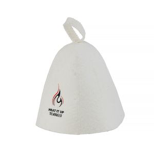 Cappello da sauna in pura lana <span class=keywords><strong>che</strong></span> porta il tuo marchio come un distintivo d'onore, mentre il calore si avvolge all'ingresso. - Product Image 2