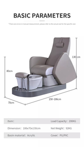 Silla de pedicura eléctrica KISEN de lujo, muy vendida, totalmente automática, sin plomería, silla de spa para pedicura, silla de masaje para pedicura en venta - Product Image 5