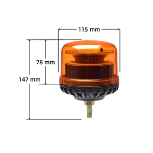 Balise Sumbexauto Classe 1 SAE J845 8 LED Haute Intensité Lumineuse Rotative/Stroboscopique/Clignotante 12-24V Lumière de Sécurité Certifiée ECE R65 - Product Image 3