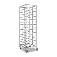 Chariot de présentation mobile en acier inoxydable à 15 niveaux pour boulangerie, pâtisserie, café et desserts (vente en gros)