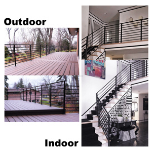 Vallas/Barandillas <span class=keywords><strong>de</strong></span> Acero Soldado a Medida, Modernas, Minimalistas y Resistentes a la Oxidación <span class=keywords><strong>para</strong></span> Balcones, Escaleras y Uso en Exteriores - Product Image 3