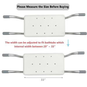 Küvet Bankı - Yaşlılar için Asılı Duş Sandalyesi, Ağır Hizmet Tipi Banyo Yardımcısı, 113 kg'a Kadar Destekler (yaklaşık) 113,4 Kg) - Product Image 2