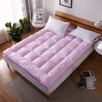 Surmatelas matelassé de luxe rafraîchissant en alternative au duvet, épais, taille Queen, tissé uni 40