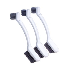 Double Headed Shoe Brush 3 Pack Nylon Bristles Stain Removal Cleaning Tool For Household Use - Product Image 1