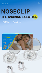 Clip nasal anti-ronflement magnétique en silicone Lijin - Soins de santé, design léger et compact - Product Image 2
