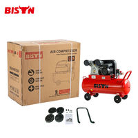 Compresseur d'air industriel à huile BISON (CHINE) 84KG 2200W 100L 220V 50/60Hz 535L/min 10Bar à entraînement par courroie