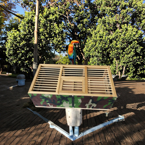 บ้านฝึกซ้อมสำหรับนกพิราบแข่งทรงสี่เหลี่ยมทำจากไม้ - Product Image 3