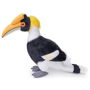 ตุ๊กตาฮอร์นบิลสองเขาแบบสั่งทำขายส่ง V383 ตุ๊กตาสัตว์จำลองเหมือนจริง ของขวัญสำหรับเด็กและเพื่อนๆ - Product Image 2