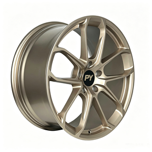 Jantes forgées de performance PY Golden à 6 branches 15 pouces, faible MOQ, compatibles avec la mise à niveau des spécifications OE pour Golf GTI - Product Image 4