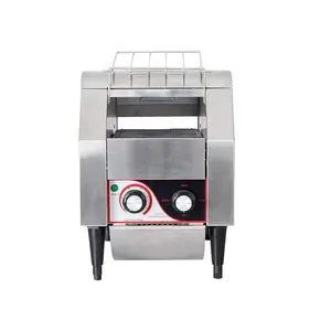 Stainless Steel Electric Toastor Manufacturer Bread/ Bun/ Burger Commercial Electric Conveyor Toasters