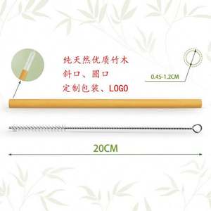 Pajitas de Bambú Biodegradables Usa Mairun con Impresión de Logotipo Personalizado para Regalos - 666 Piezas - Product Image 2