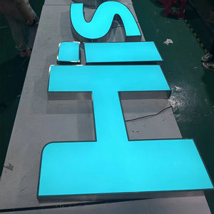 <span class=keywords><strong>Letras</strong></span> Iluminadas LED de 12V con Borde de Acero Inoxidable, Caja de Luz Plana, Personalización de Logotipos para Tiendas en Exteriores - Product Image 4